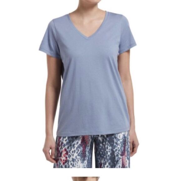 HUE V-Neck Sleep T-Shirt Orange tee L NWOt - Picture 1 of 3